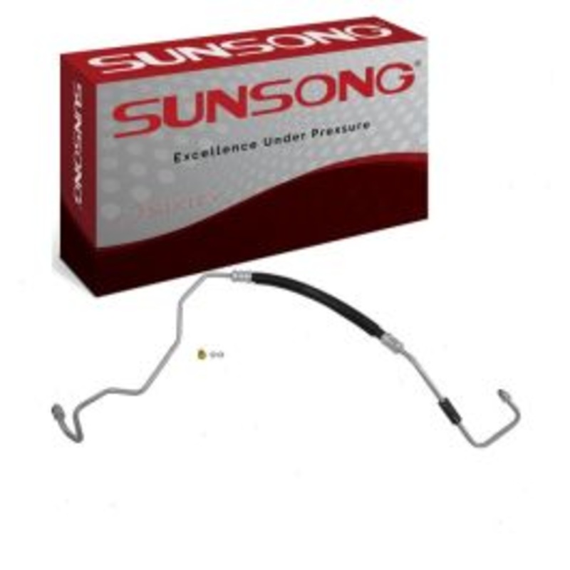 Sunsong Hydroboost To Gear Power Steering Pressure Line Hose for 2011-2015 GMC Sierra 3500 HD