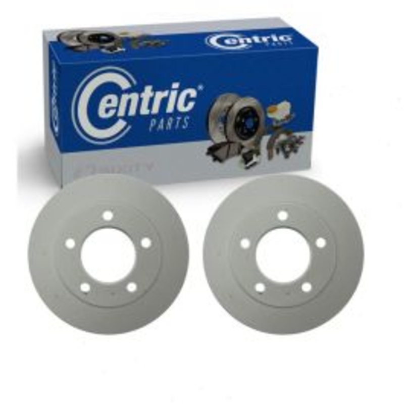 2 pc Centric GCX Front Disc Brake Rotors for 1981-1985 Jeep Scrambler