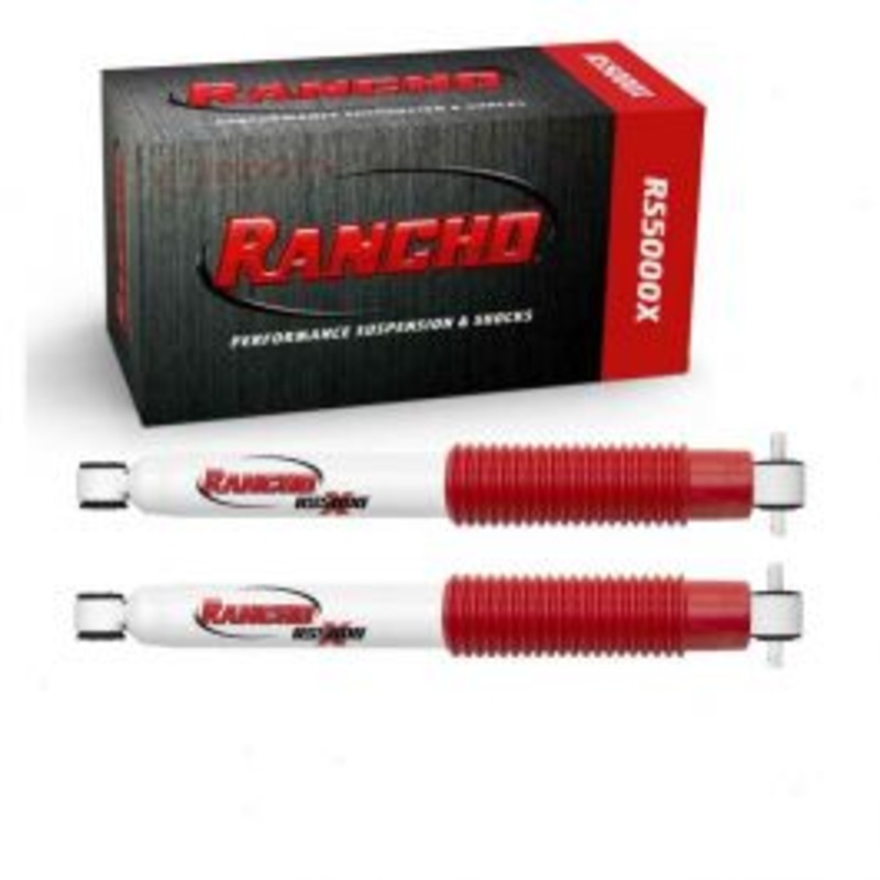 2 pc Rancho RS5000X Rear Shock Absorbers for 2004-2012 GMC Canyon