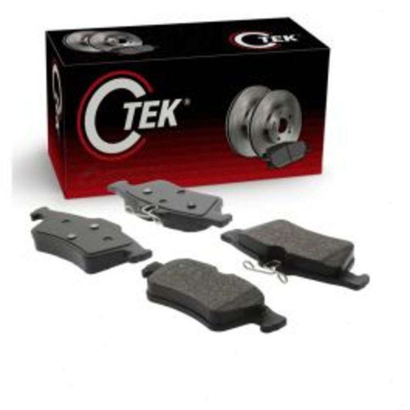 Centric CTEK Rear Disc Brake Pad Set for 2009-2016 Jaguar XF 2.0L 3.0L 4.2L 5.0L L4 V6 V8