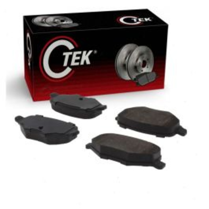 Centric CTEK Rear Disc Brake Pad Set for 2009-2019 Ford Flex