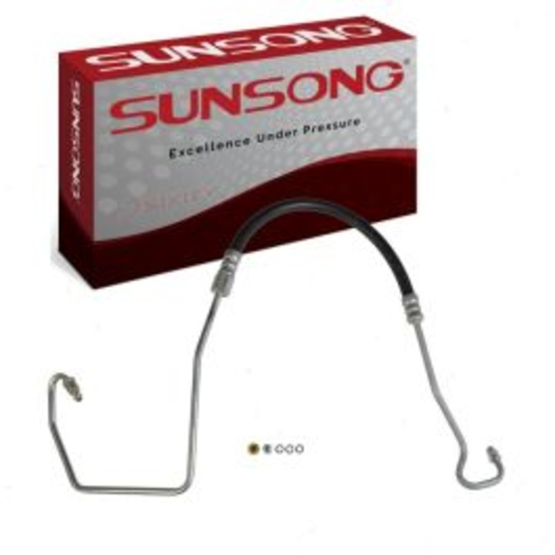 Sunsong Pump To Hydroboost Power Steering Pressure Line Hose for 2003-2005 GMC Savana 2500