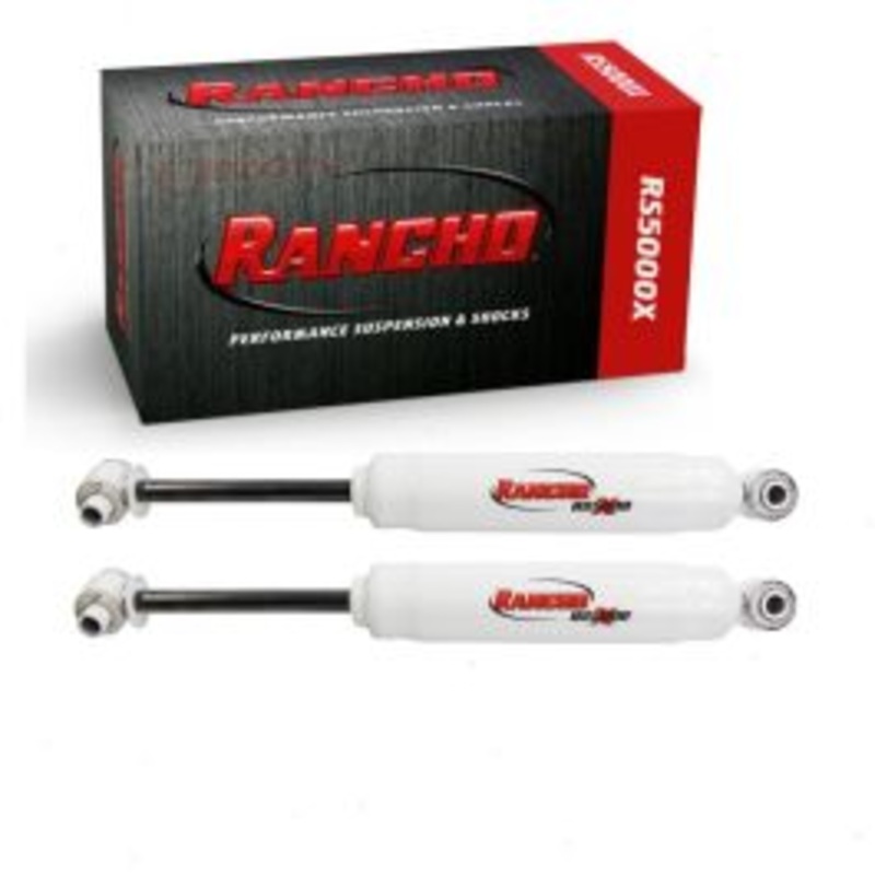 2 pc Rancho RS5000X Front Shock Absorbers for 1995-2000 Chevrolet Tahoe 5.7L V8