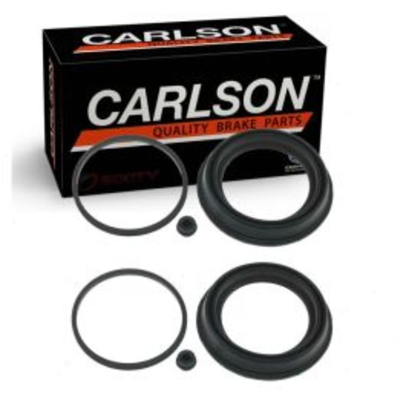 2 pc Carlson Front Brake Caliper Repair Kit for 2006-2018 BMW 650i