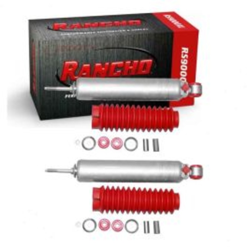 2 pc Rancho RS9000XL Rear Shock Absorbers for 1977-1991 Ford E-350 Econoline Club Wagon