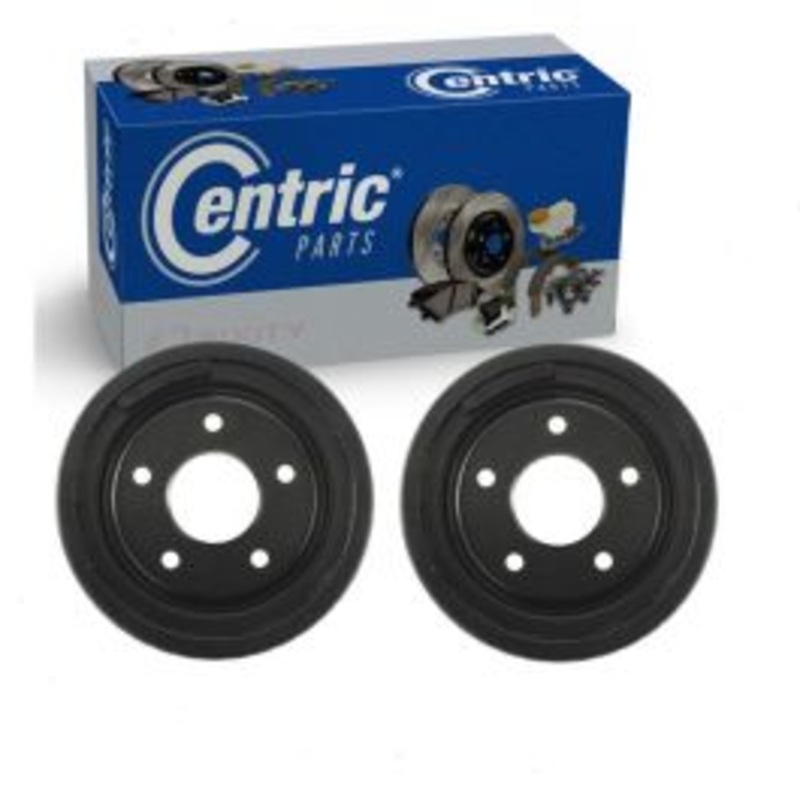 2 pc Centric Premium Rear Brake Drums for 1977-1985 Oldsmobile Delta 88