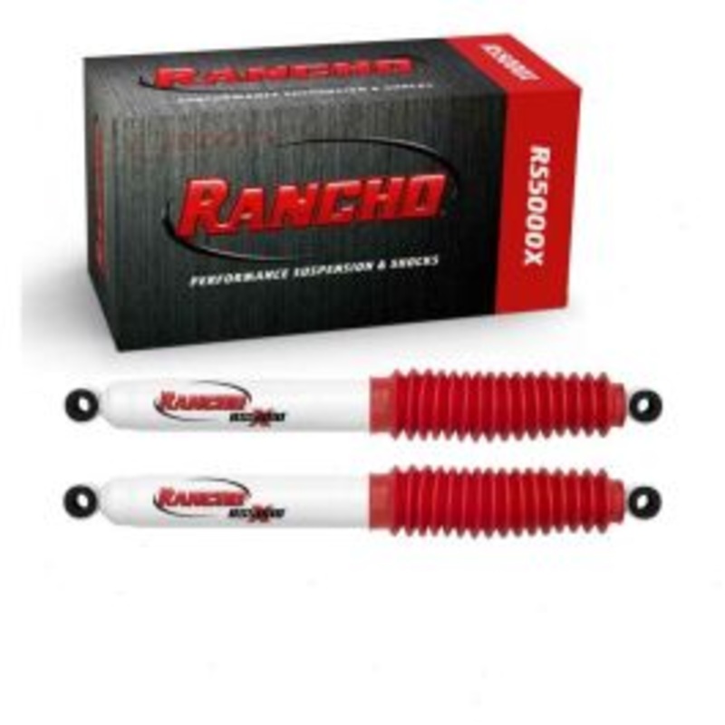 2 pc Rancho RS5000X Front Shock Absorbers for 1984-1991 Jeep Grand Wagoneer