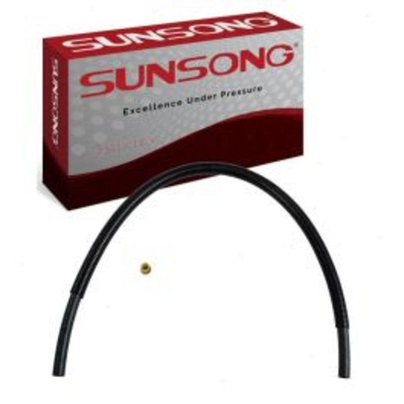 Sunsong Hydroboost To Tee Power Steering Return Line Hose for 2003-2010 Dodge Ram 2500