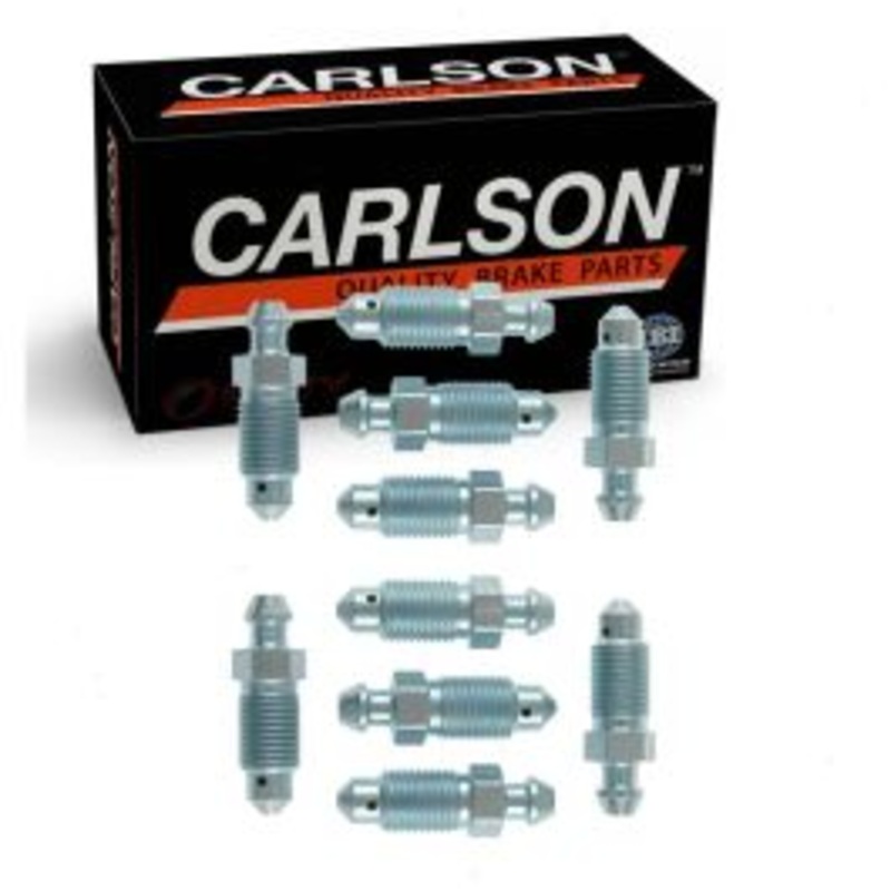 2 pc Carlson Front Brake Bleeder Screws for 2014-2022 Jeep Cherokee