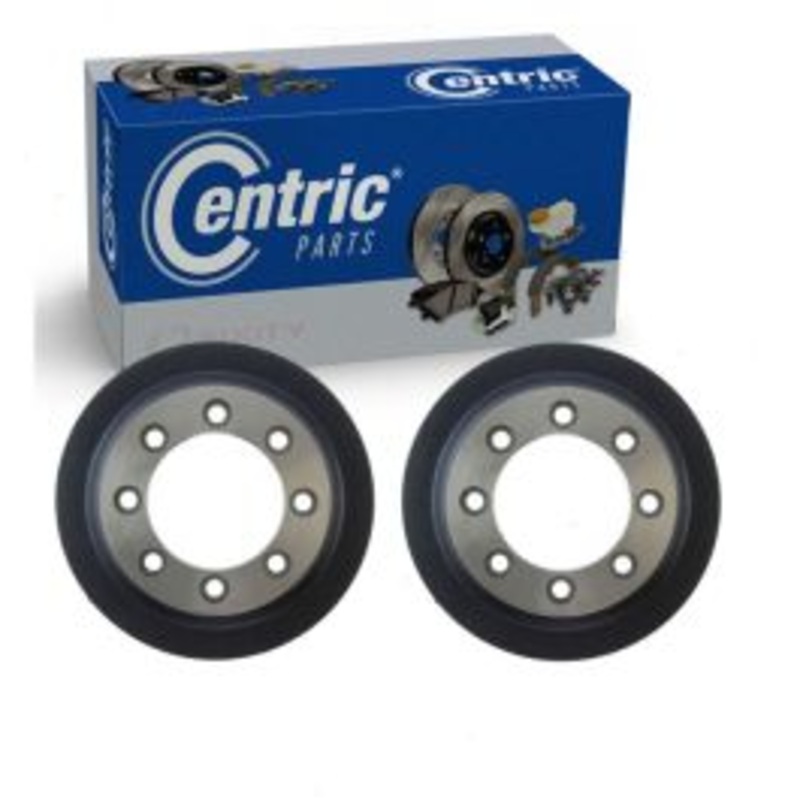 2 pc Centric Premium Rear Brake Drums for 1984-1999 Ford F-250