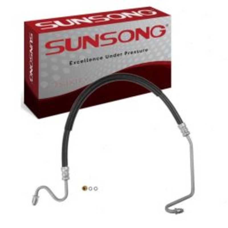 Sunsong Hydroboost To Gear Power Steering Pressure Line Hose for 1980-1986 GMC K1500