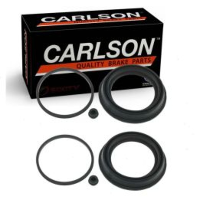2 pc Carlson Front Brake Caliper Repair Kit for 2010-2017 BMW 550i GT xDrive