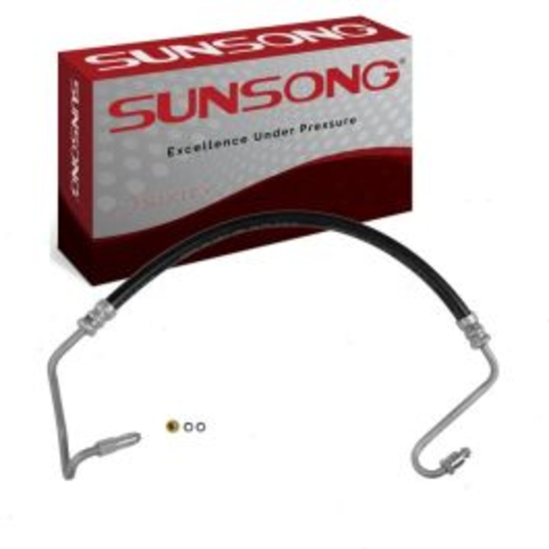 Sunsong Power Steering Pressure Line Hose for 1997-2002 Jeep Wrangler