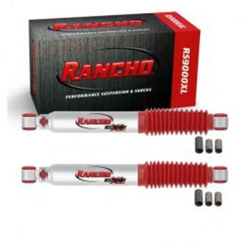 2 pc Rancho RS9000XL Front Shock Absorbers for 1970-1973 Jeep J-4700
