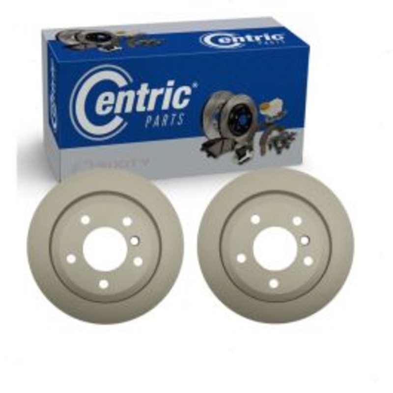 2 pc Centric GCX Rear Disc Brake Rotors for 2006-2010 BMW 130i