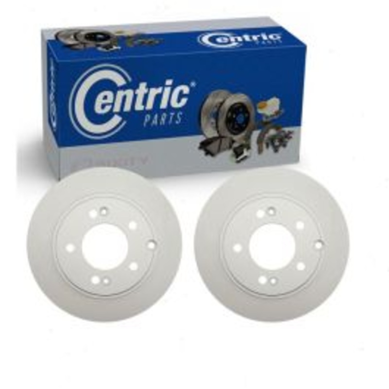 2 pc Centric GCX Rear Disc Brake Rotors for 2011-2020 Kia Optima 1.6L 2.0L 2.4L L4