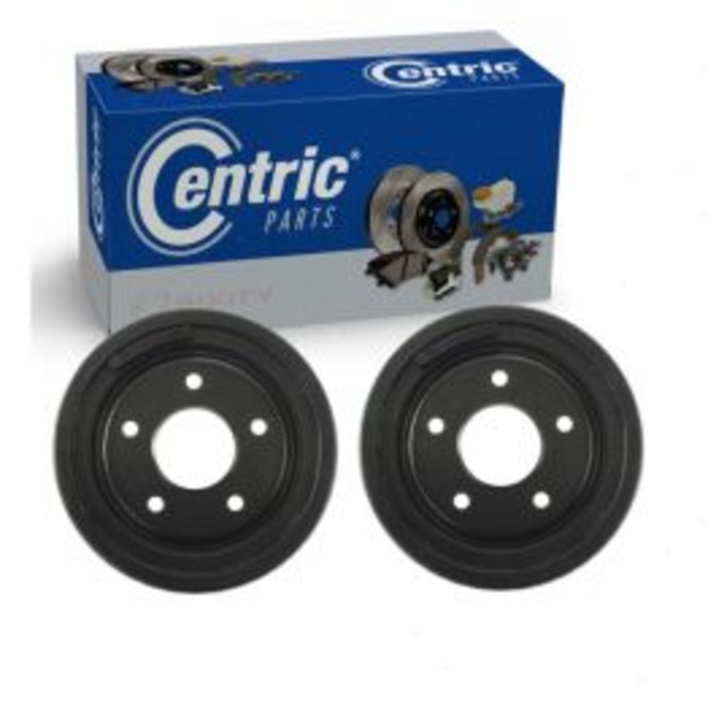 2 pc Centric Premium Rear Brake Drums for 1977-1986 Buick LeSabre