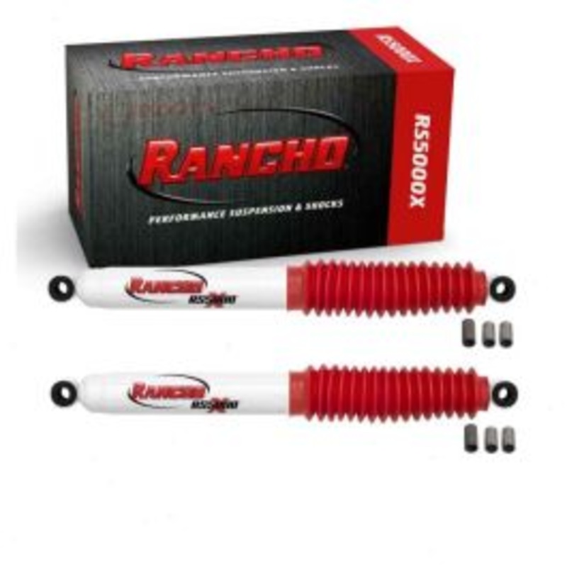 2 pc Rancho RS5000X Rear Shock Absorbers for 1959-1975 Jeep CJ6