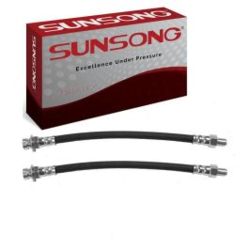 2 pc Sunsong Front Brake Hydraulic Hoses for 1954-1957 Pontiac Star Chief