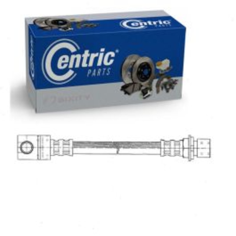 Centric Premium Rear Brake Hydraulic Hose for 1974-1981 Pontiac Laurentian