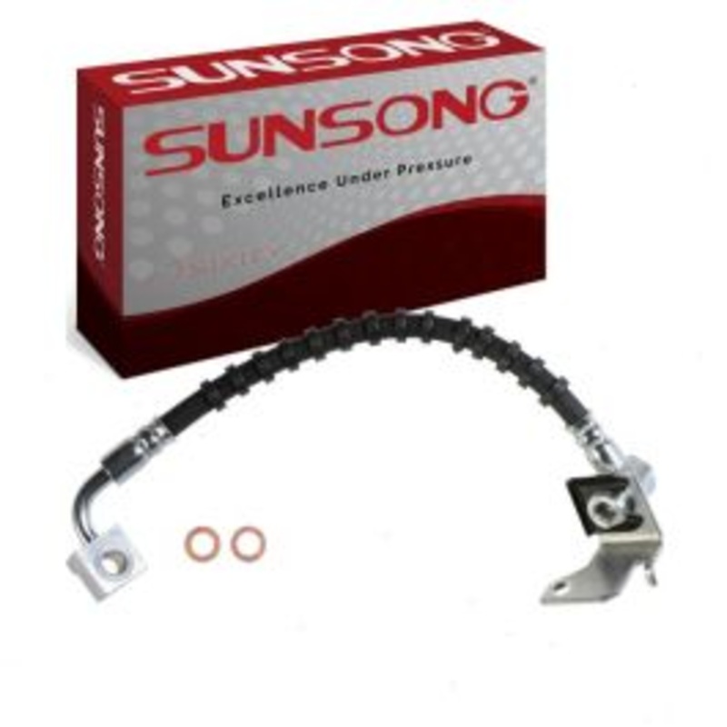Sunsong Front Left Brake Hydraulic Hose for 1998-2009 Mazda B4000
