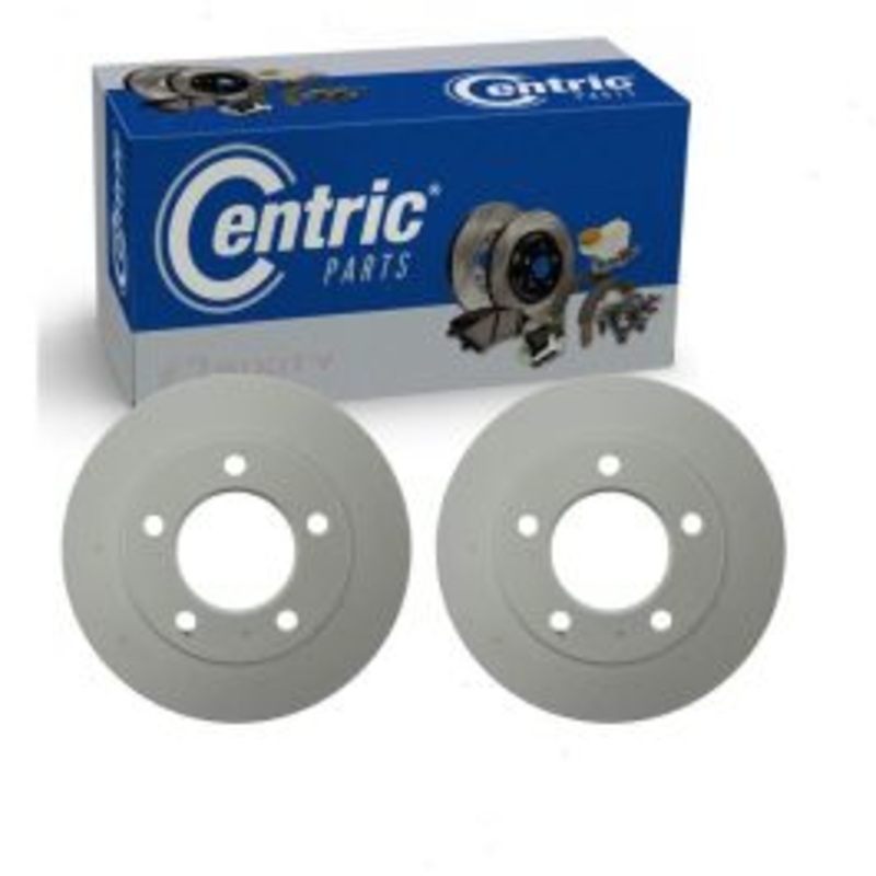 2 pc Centric GCX Front Disc Brake Rotors for 1976-1986 Jeep CJ7