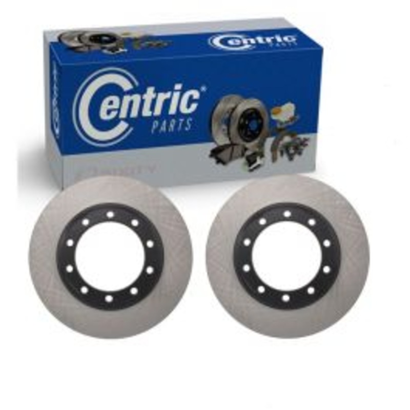2 pc Centric Premium Front Disc Brake Rotors for 2005-2008 Isuzu HTR