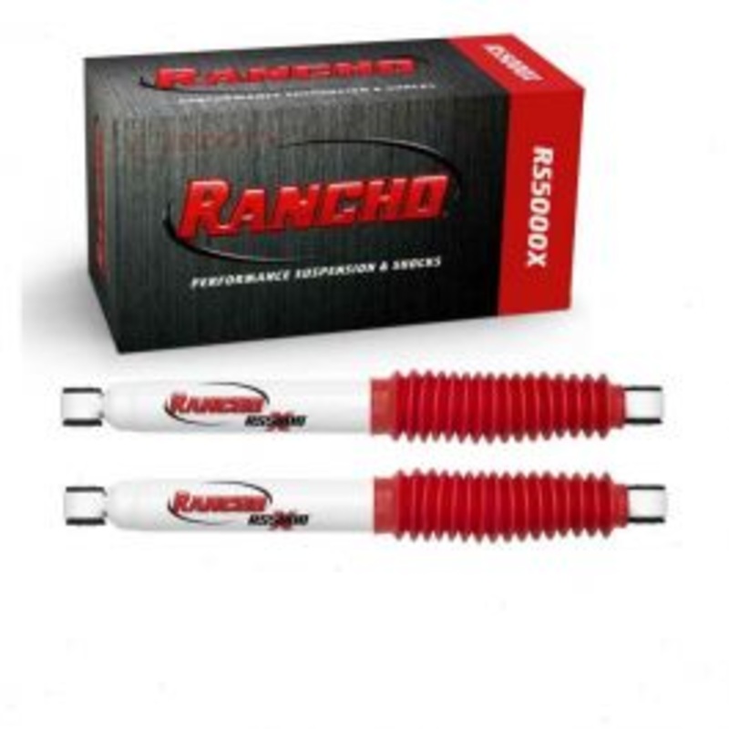 2 pc Rancho RS5000X Front Shock Absorbers for 1989-1991 Chevrolet V3500