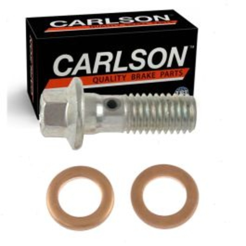 Carlson Front Brake Hydraulic Banjo Bolt for 1984-1987 Ford Topaz