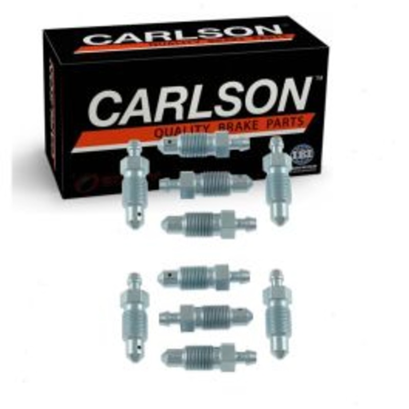 2 pc Carlson Rear Brake Bleeder Screws for 2012-2013 Mitsubishi Fuso Canter FE125