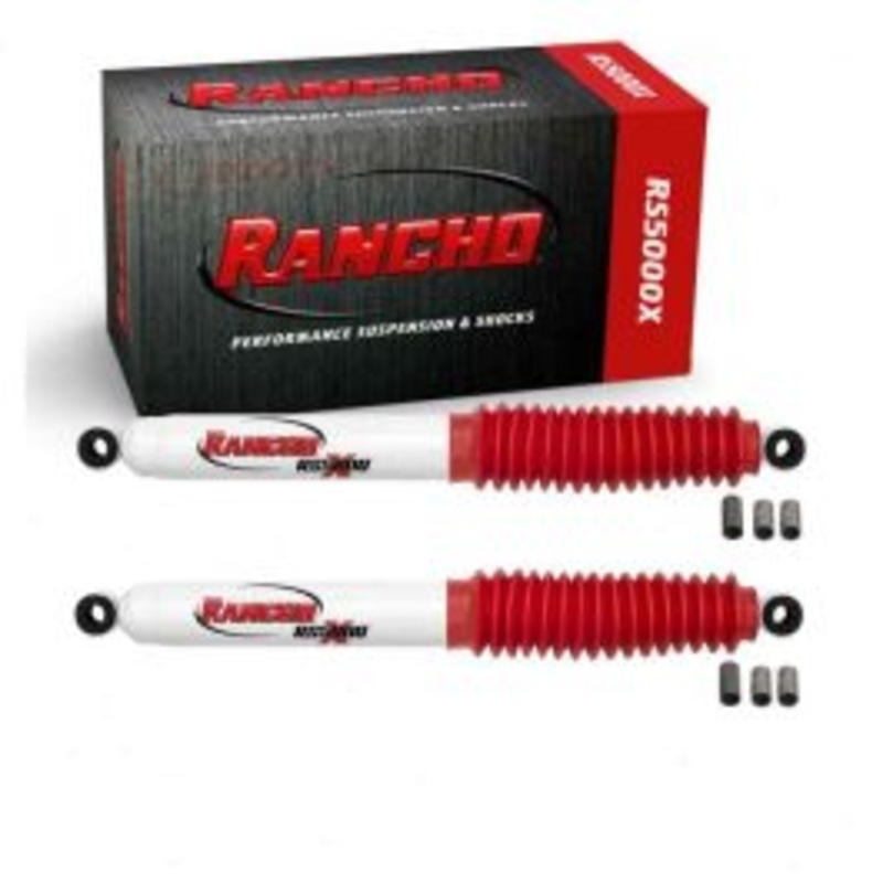 2 pc Rancho RS5000X Front Shock Absorbers for 1943-1958 Jeep Willys