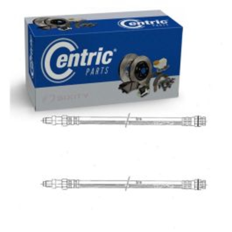 2 pc Centric Premium Front Brake Hydraulic Hoses for 1961-1963 Oldsmobile Cutlass