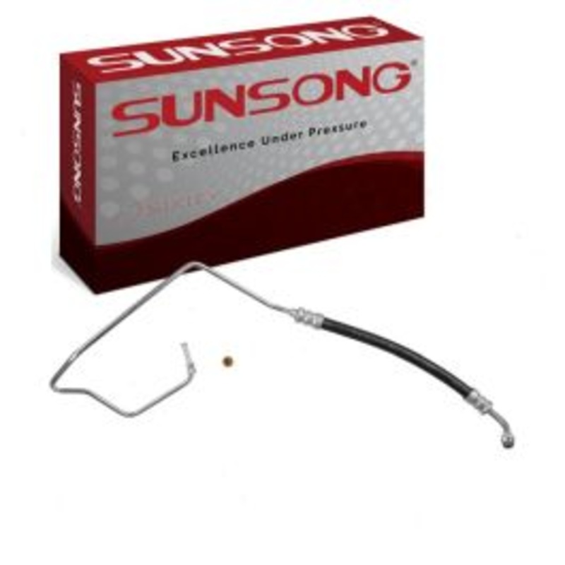 Sunsong Power Steering Pressure Line Hose for 1993-1996 Ford F-250
