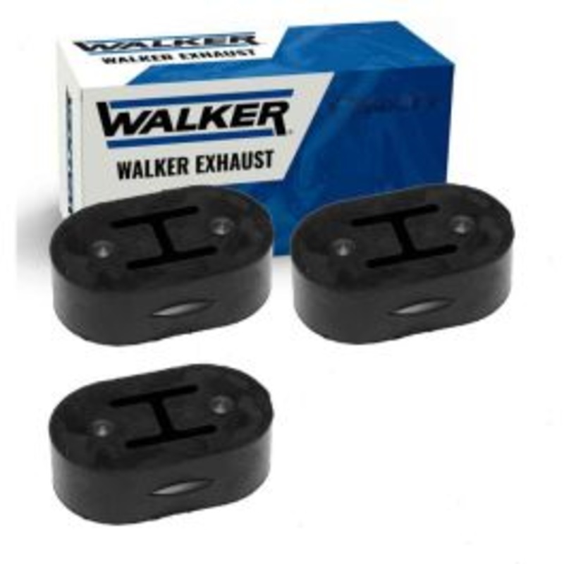 3 pc Walker Muffler Assm Exhaust System Insulators for 1996-1999 Isuzu Oasis 2.2L 2.3L L4