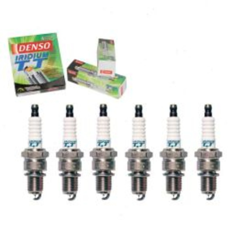 6 pc DENSO Iridium TT Spark Plugs for 1974 Mercedes-Benz 280C 2.8L L6