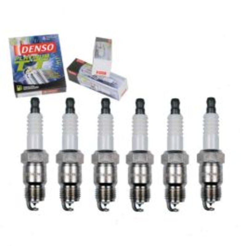 6 pc DENSO Platinum TT Spark Plugs for 1975-1978 Plymouth Fury 3.7L L6