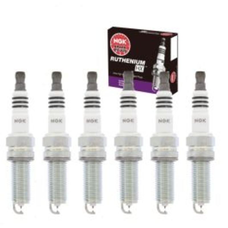 6 pc NGK Ruthenium HX Spark Plugs for 2011-2017 Dodge Journey 3.6L V6