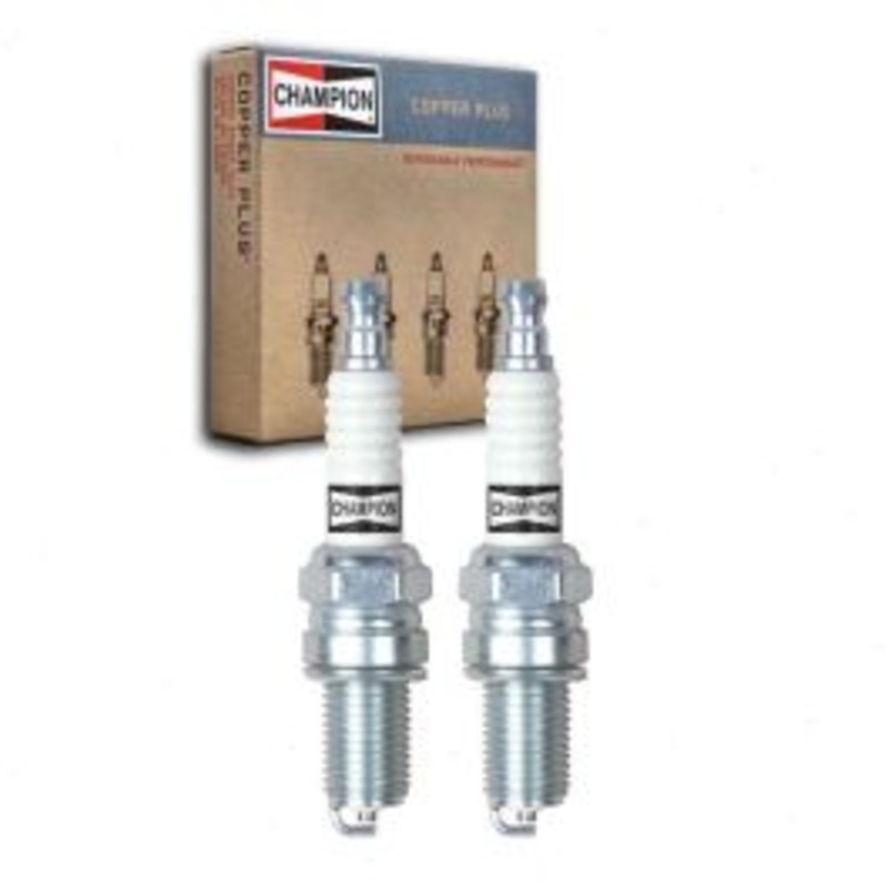 2 pc Champion Copper Plus 810 RA8HC Spark Plugs