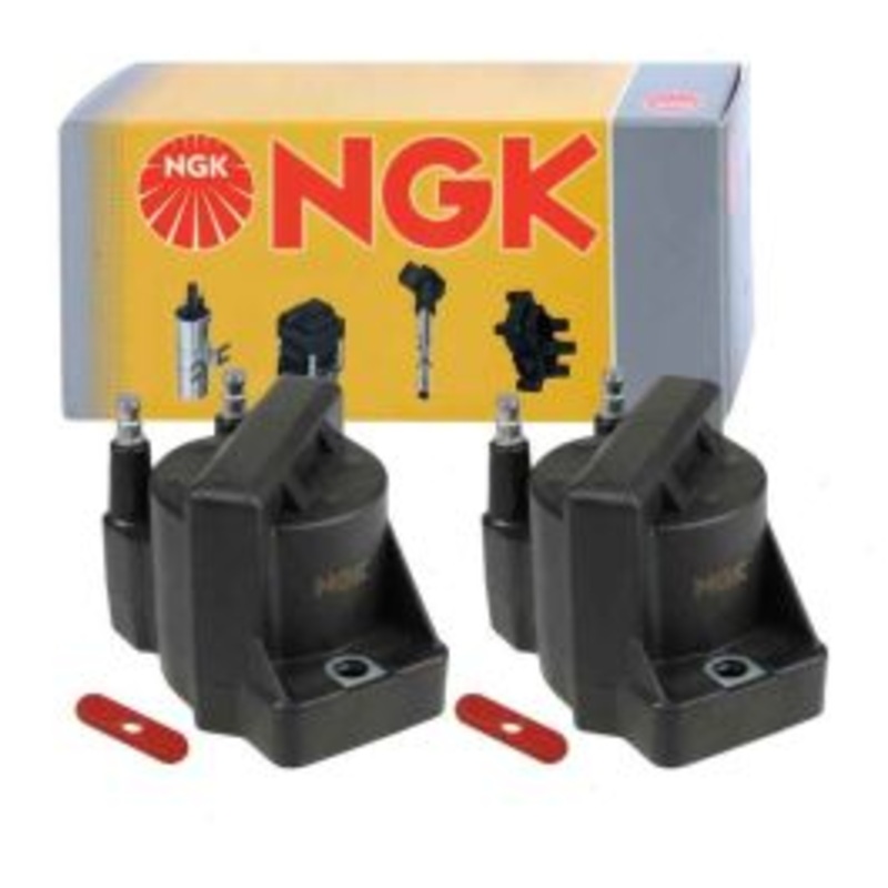 2 pc NGK Ignition Coils for 1987 Buick Somerset 2.5L L4