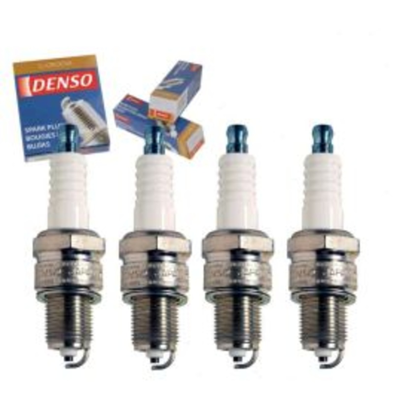 4 pc DENSO Standard U-Groove Spark Plugs for 1980-1991 Peugeot 505 2.0L 2.2L L4