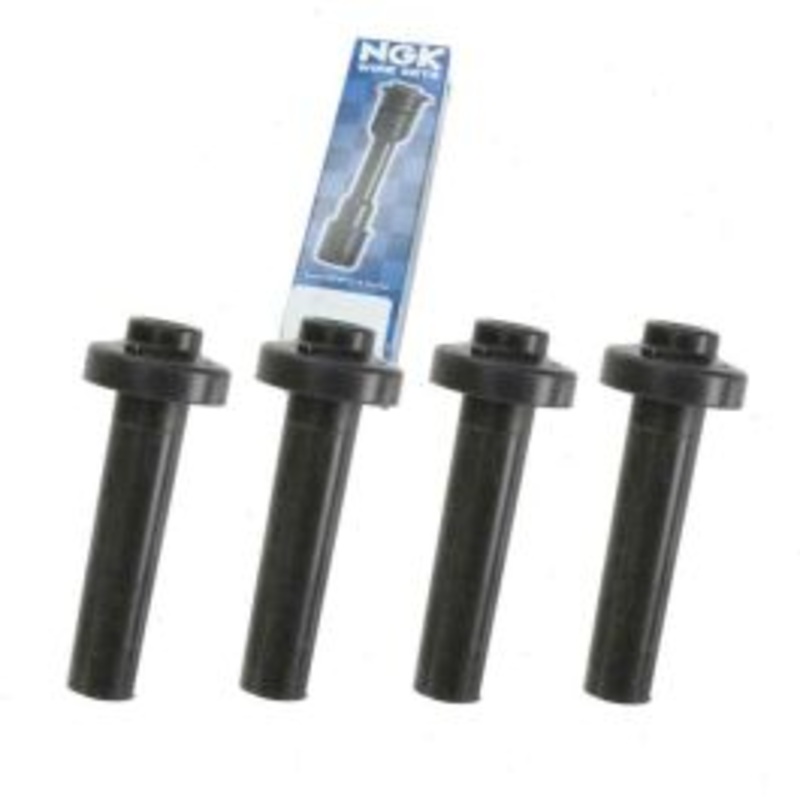 4 pc NGK Ignition Coil Boots for 2002-2004 Oldsmobile Alero 2.2L L4