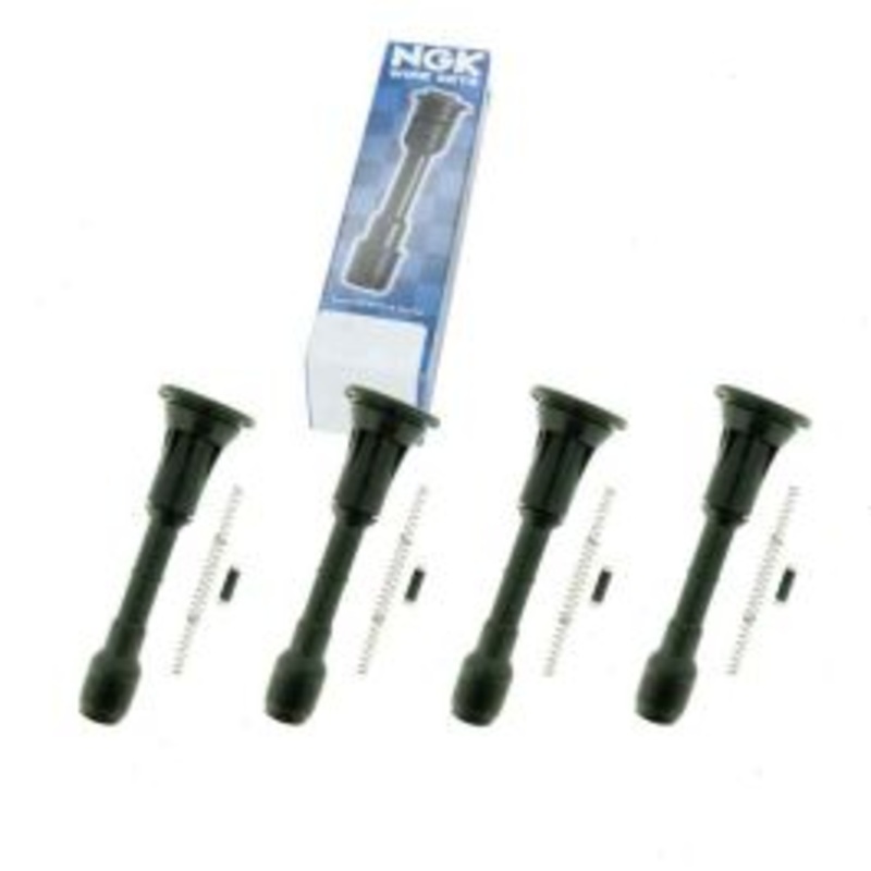 4 pc NGK Ignition Coil Boots for 2009-2012 Suzuki Equator 2.5L L4