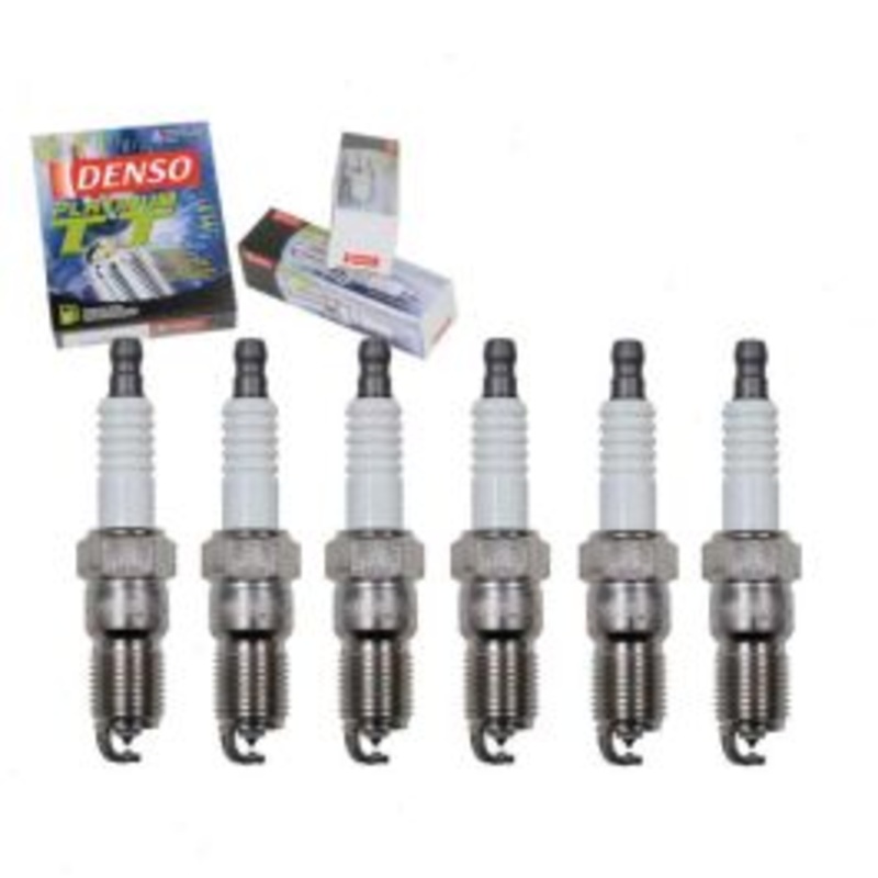 6 pc DENSO Platinum TT Spark Plugs for 1982-2002 Mercury Cougar 2.5L 3.8L V6