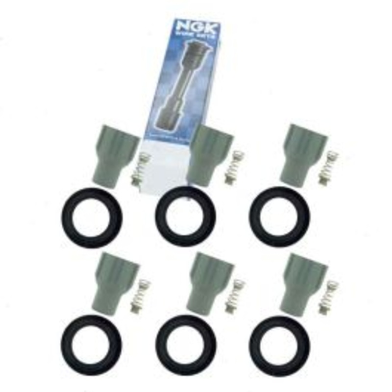 6 pc NGK Ignition Coil Boots for 2008-2015 Buick Enclave 3.6L V6