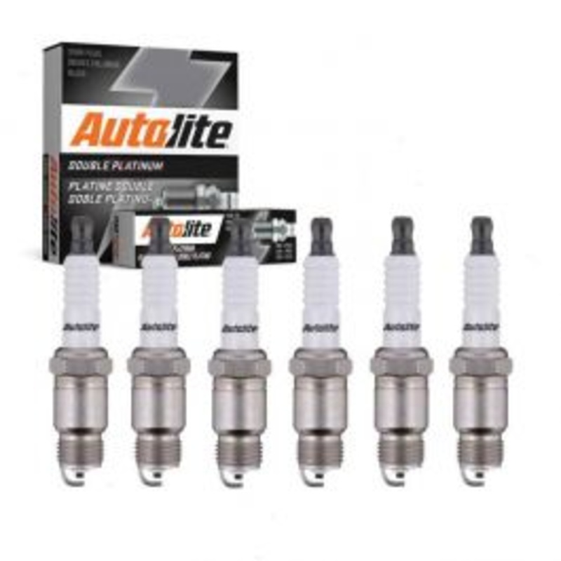 6 pc Autolite Double Platinum Spark Plug for 1982-1986 Buick Century 2.8L V6