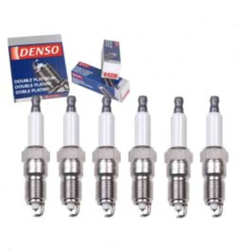 6 pc DENSO Double Platinum 5071 TJ14R-P15 Spark Plugs
