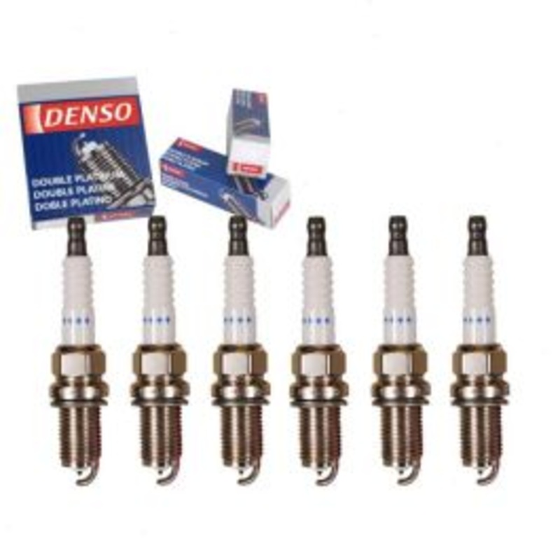 6 pc DENSO Double Platinum Spark Plugs for 2000-2004 Audi A6 Quattro 2.7L 3.0L V6