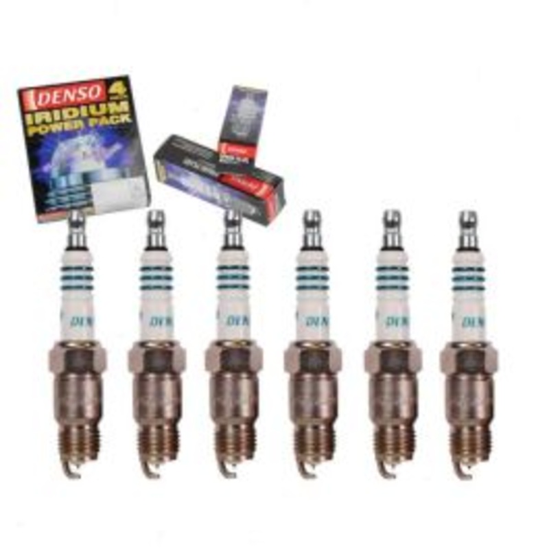 6 pc DENSO Iridium Power Spark Plugs for 1975-1976 Plymouth Scamp 3.7L L6