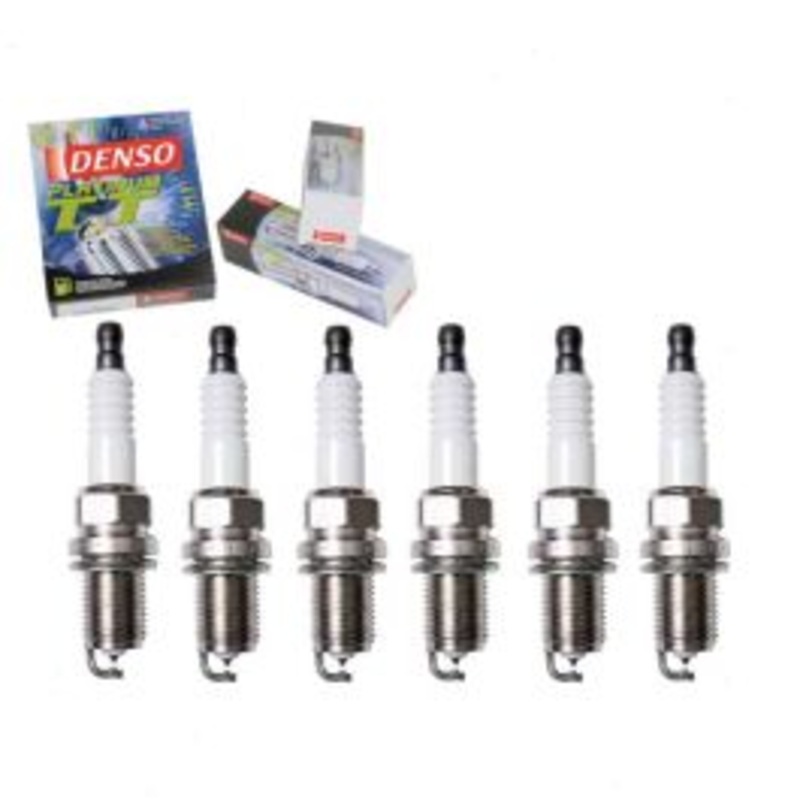 6 pc DENSO Platinum TT Spark Plugs for 1995-1998 Dodge B1500 3.9L V6