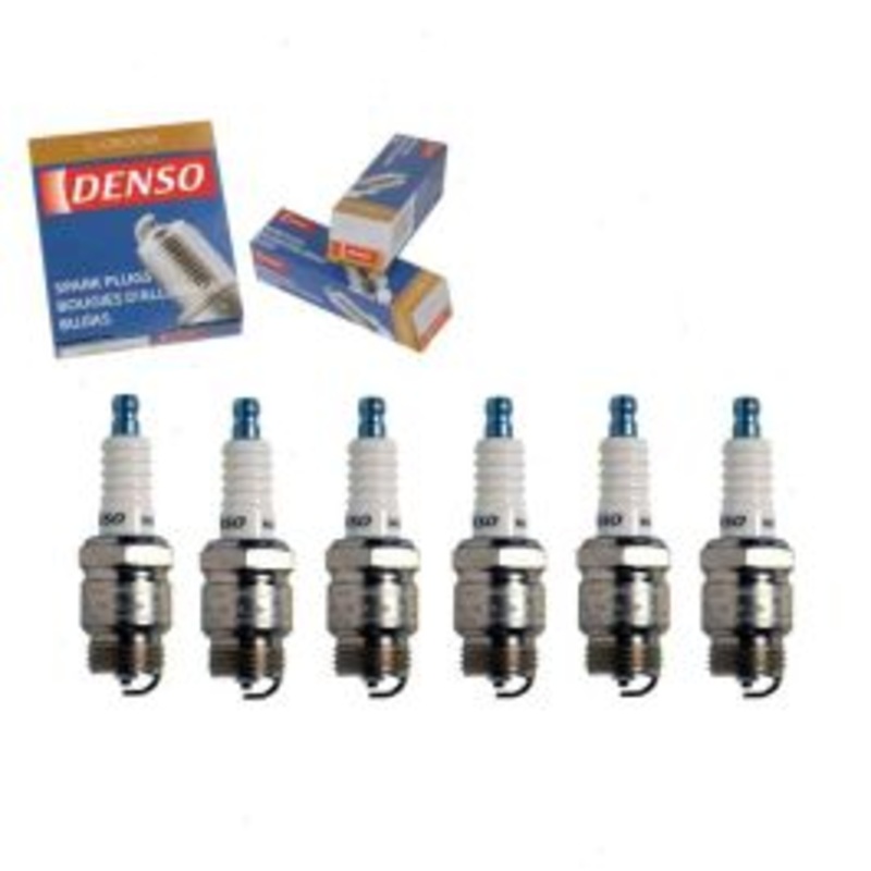 6 pc DENSO Standard U-Groove Spark Plugs for 1989-1996 Ford E-150 Econoline Club Wagon 4.9L L6